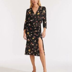 Veronica Beard Arielle Black Floral | size 20
